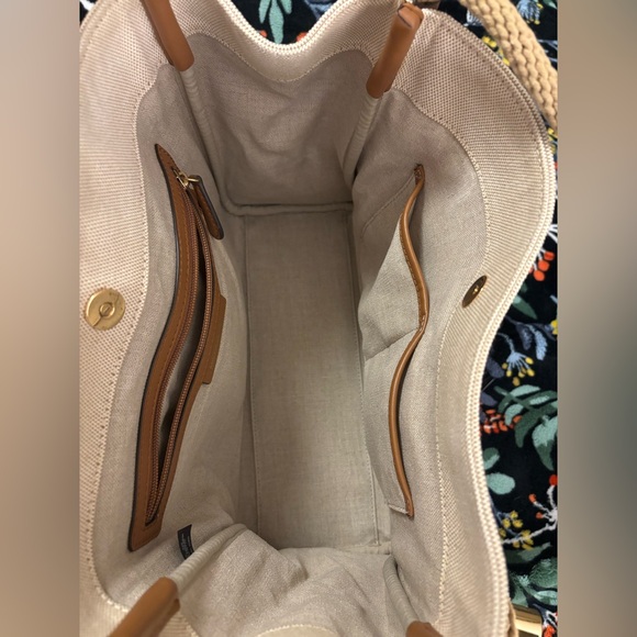 Michael Kors Tan Tote with Gold Accents - Picture 6 of 15